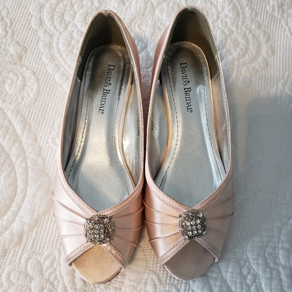 Light pink wedge dress shoes - Picture 1 of 6
